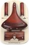 Selle Monte Grappa Set Charleston Oxford en cuir brun - 3 pièces élégantes