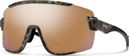 Lunettes Smith Wildcat Matte Salt Haze ChromaPop Rose Gold Miroir
