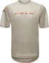 Maillot Manches Courtes Dainese Hg AER Taupe/Rouge