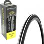 Pneu 700 x 23c Deli route noir bande blanche tringle souple