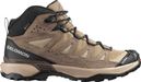 Salomon X Ultra 360 Leather Mid GTX Hiking Shoes, Brown, Men's