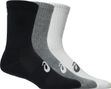 Asics AEG Crew Socks Black/Gray/White (3 pairs)
