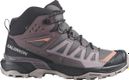 Chaussures de Randonnée Femme Salomon X Ultra 360 Mid GTX Violet Gris