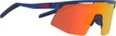Lunettes AZR Team JR Crystal Bleu verni/Écran Rouge Multicouche Enfant