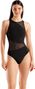 Maillot de Bain Arena Mesh Angle Noir Femme
