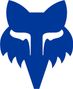 Fox Head Sticker 18 cm Blue