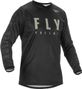 Fly Racing F-16 Long Sleeve Jersey Black / Gray