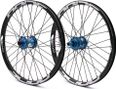 Paire de Roues Pride Control Pro 36H Moyeu Bleu Disque