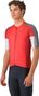 Maillot à Manches Courtes Castelli Entrata 6 Homme Rouge Gris