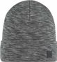  Bonnet Buff Merino Heavyweight Beanie Fog Gris Mulstripes