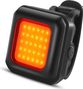 Lampe de sécurité LED pour vélo - Feu arrière noir / Lumière rouge