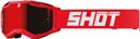 Shot Assault 2.0-bril, Solid Iridium, glanzend rood