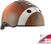 Casque de Vélo pour enfants| USA Marron | Crazy Safety| Certifié EN1078