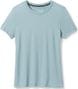 T-Shirt Manches Courtes Femme Smartwool Short Sleeve Bleu Clair