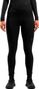 Dames Lange Hardloop Tight Odlo Zeroweight Warm 2.0 Reflecterend Zwart