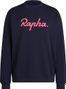 Rapha Cotton Logo Heavyweight Sweatshirt Blue/Pink Men's