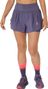 Short 2-en-1 Asics Road 3.5in Violet Femme