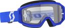 Gafa Scott Primal Clear Azul/Pantalla Transparente