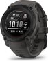 Montre GPS Garmin Instinct E - 40 mm Noir avec Bracelet en Silicone Gris Charcoal