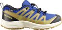 Salomon XA Pro V8 Waterproof Trail Shoes Blue/Khaki Kids