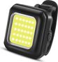 Lampe de sécurité LED pour vélo - Feu avant noir / Lumière blanche