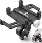 Support de téléphone pour vélo en alliage d'aluminium - Noir