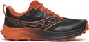 Saucony Peregrine 16 trailschoenen, zwart/oranje, heren