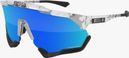 Lunettes SCICON Aeroshade XL Cristal Brillant / Bleu Miroir