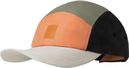 Gorra Buff Infantil Go de 5 Paneles Naranja Caqui Blanco