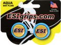 ESI Bar End Plugs Blue