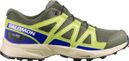 Chaussures Trail Salomon Speedcross Waterproof Kaki/Vert/Bleu Enfant