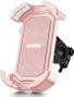 Support de téléphone anti-choc pour vélo  rose