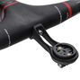 Velkyne Fahrradcomputer-Halterung universal Garmin Bryton Cateye verstärkte Nylonfaser Schwarz
