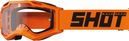 Shot Rocket Kid 2.0 Solid Neon Orange Glossy Mask