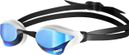 Arena Cobra Core Swipe Mirror White Blue