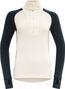 Maglia intima Devold Expedition Merino Silk Zip blu da donna