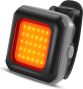 Lampe de sécurité LED pour vélo - Feu arrière gris / Lumière rouge