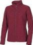 Ivanhoe cardigan en laine entièrement zippé pour femmes Beata Deep Red - Rouge