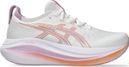 Chaussures Running Asics Gel-Nimbus 27 Blanc/Violet/Orange Femme