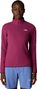 The North Face Women's 100 Glacier 1/4 Zip Purple Fleec