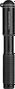 Topeak Racerocket HP Mini Handpumpe (Max 160 psi / 11 bar) Schwarz