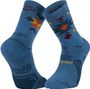 Chaussettes Bv Sport Trek Double GR Haute Lyocell Aztec Bleu