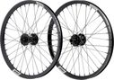 Paire de Roues Pro Alu 20  Disque Helium Pride Fusion 20/15mm Noir