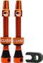 Cushcore Tubeless-Ventile - 55mm - Orange (Paar)