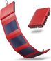 Sunslice Photon Mini Chargeur Solaire Portable avec Batterie Externe Intégrée Rouge