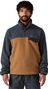 Pile leggero Synchilla Snap-T da uomo Patagonia Blu/Marrone