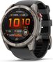 Montre GPS Garmin Fénix 8 Pro AMOLED - 51 mm Sapphire Titane avec Bracelet en Silicone Gris Graphite