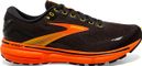 Brooks Ghost 15 Running Shoes Black Red Men's