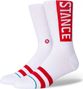 Stance OG Crew Socks White / Red