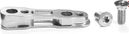 Titanium adapter voor achterremklauw Sram Flat Mount 160 mm absoluteBLACK Grijs